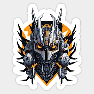 Mecha Skull S02 D78 Sticker